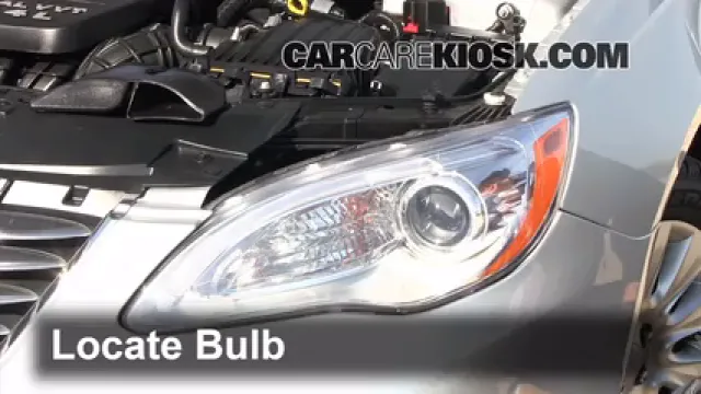 2012 Chrysler 200 LX 2.4L 4 Cyl. Sedan (4 Door) Lights Headlight (replace bulb)